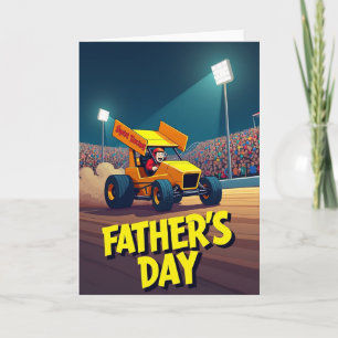 Joyful Fathers Day Racer Card
