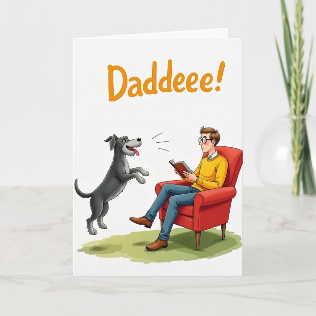 Joyful Fathers Day Scene Card (Front)