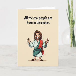 Joyful Figure Birthday Card
