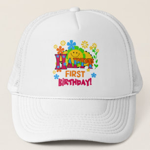 Joyful First Birthday T-shirts and Gifts Trucker Hat