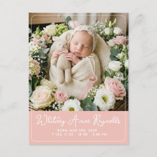 Joyful Flat Announcement Card