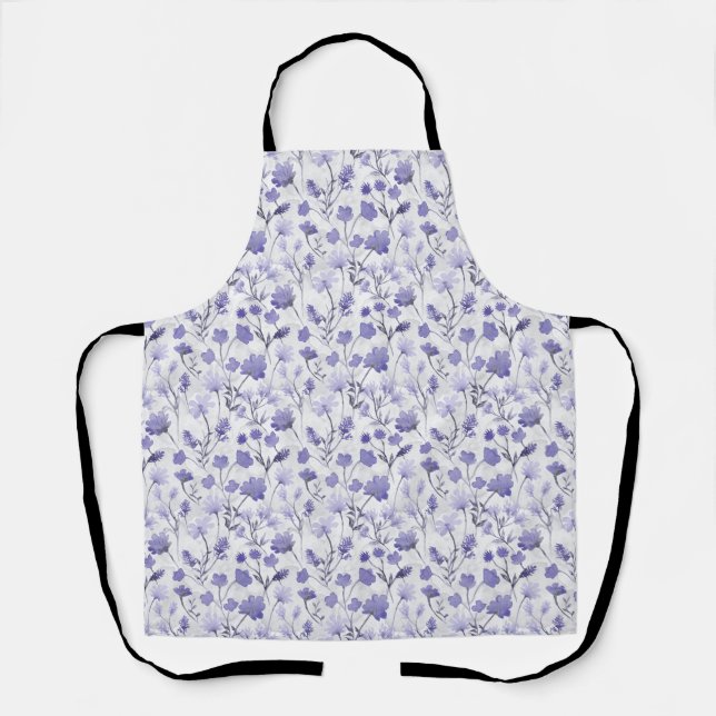 Joyful Flora Apron - Lilac (Front)