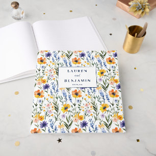 Joyful Floral Wildflowers Guest Book