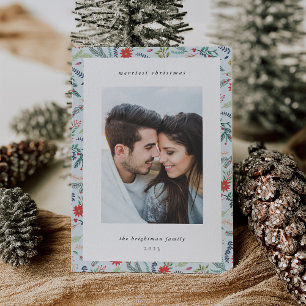 Joyful Foliage   Holiday Photo Card
