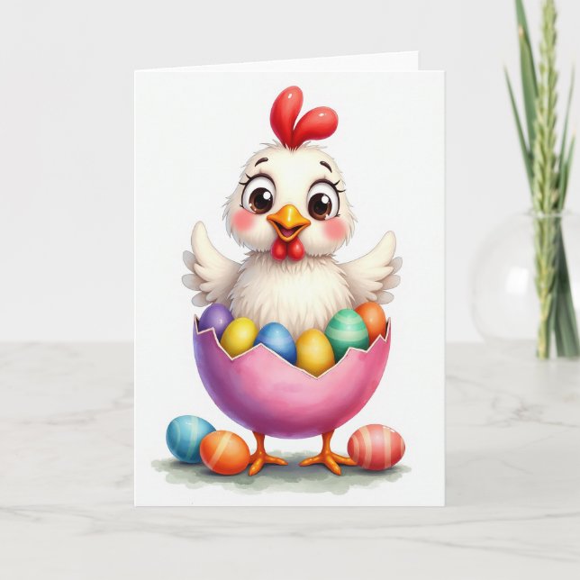 Joyful Fowl Spring Surprise Card (Front)