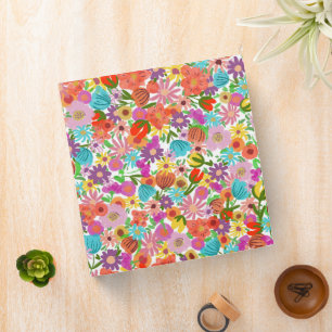 Joyful Garden Bloom 3 Ring Binder