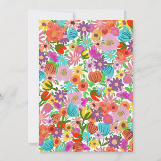 Joyful Garden Bloom Invitation