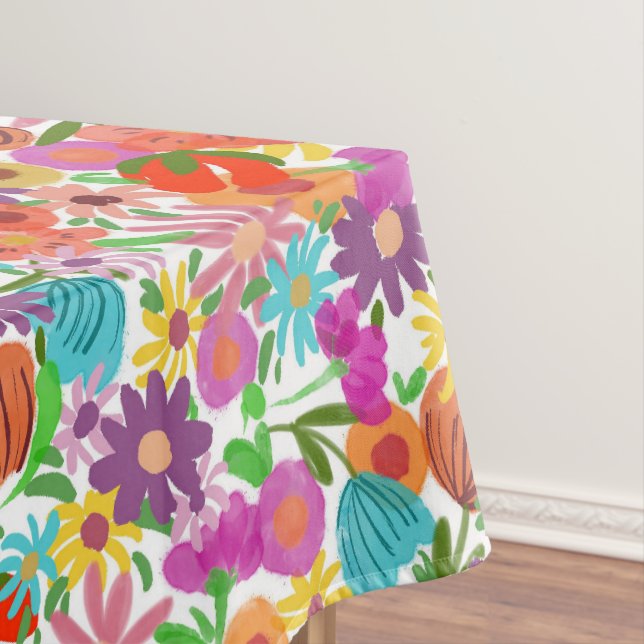 Joyful Garden Bloom Tablecloth (In Situ)