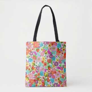 Joyful Garden Bloom Tote Bag