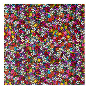 Joyful Garden Groovy Acrylic Print