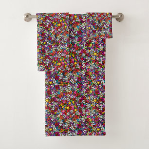 Joyful Garden Groovy Bath Towel Set