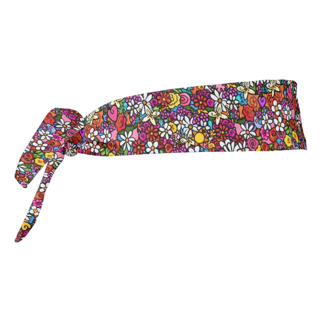 Joyful Garden Tie Headband (Rotate 270)