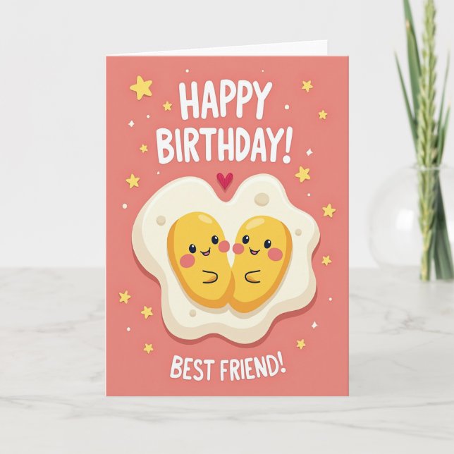 Joyful Golden Forms Birthday Card (Front)