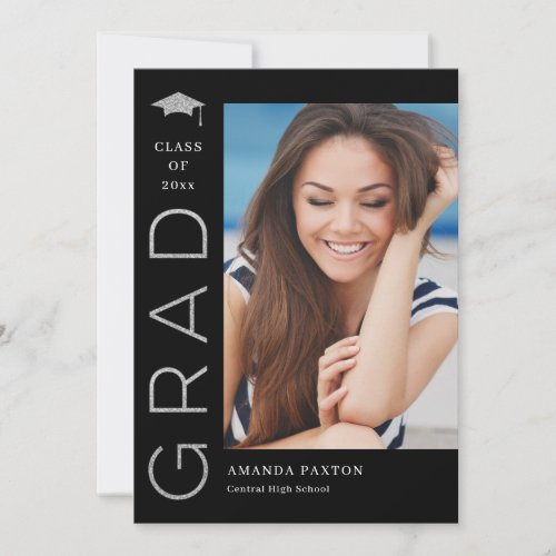 Joyful Grad Editable Color Graduation Invitation