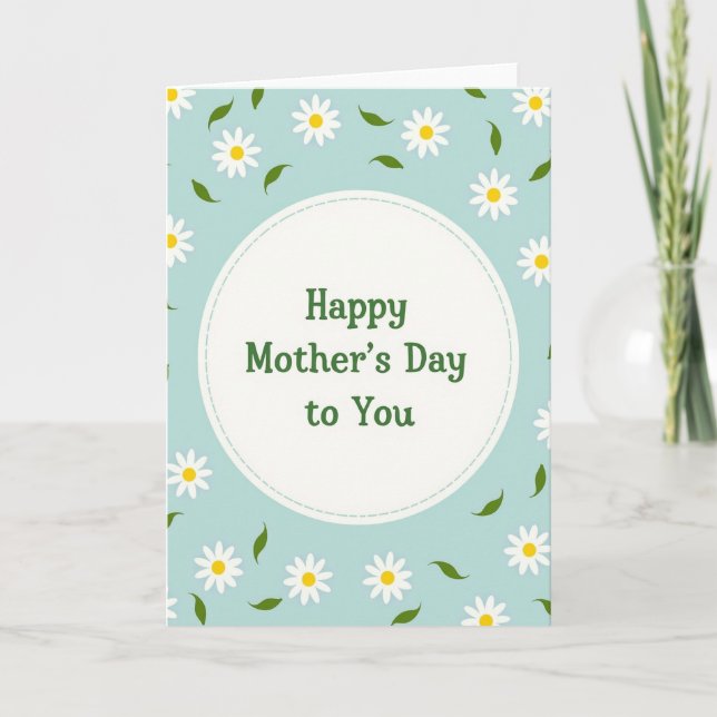 Joyful Graphic Mothers Day Card (Front)