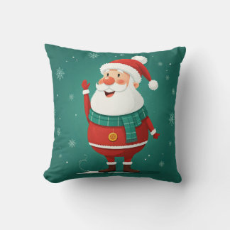 Joyful "Happy Christmas" Pillow: Festive Co Throw Pillow