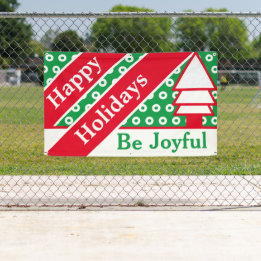 Joyful Happy Holidays Banner