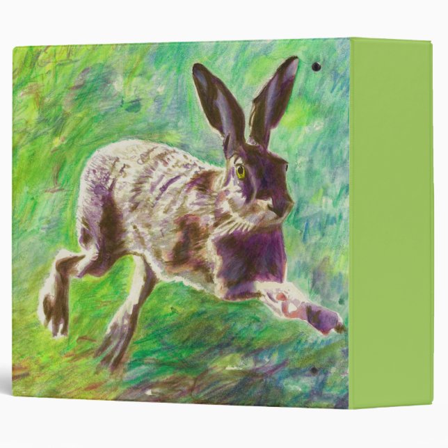 Joyful hare 2011 3 ring binder (Back/Spine)
