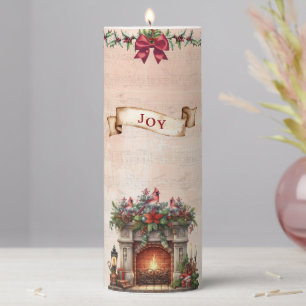 Joyful Harmony Pillar Candle