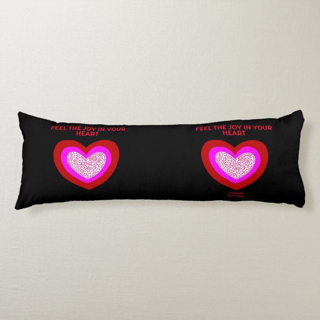 Joyful Heart Body Pillow (Front)