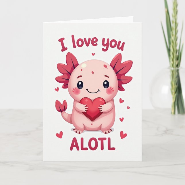 Joyful Heart Creature Birthday Card (Front)