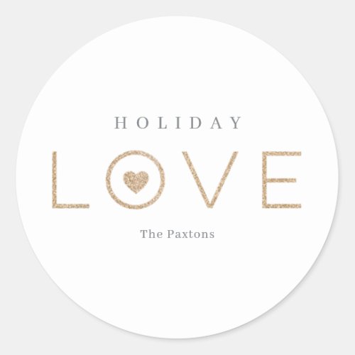 Joyful Heart EDITABLE COLOR Holiday Sticker
