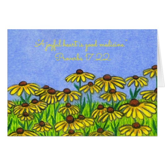 Joyful Heart~Good Medicine Scripture Cards (Front Horizontal)