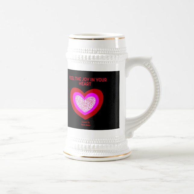 Joyful Heart Stein Mug (Right)