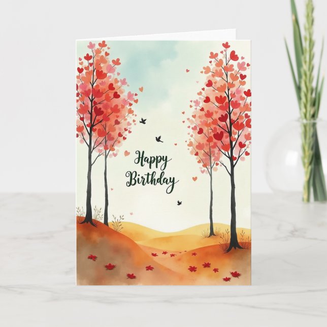 Joyful Hearts Landscape Card (Front)