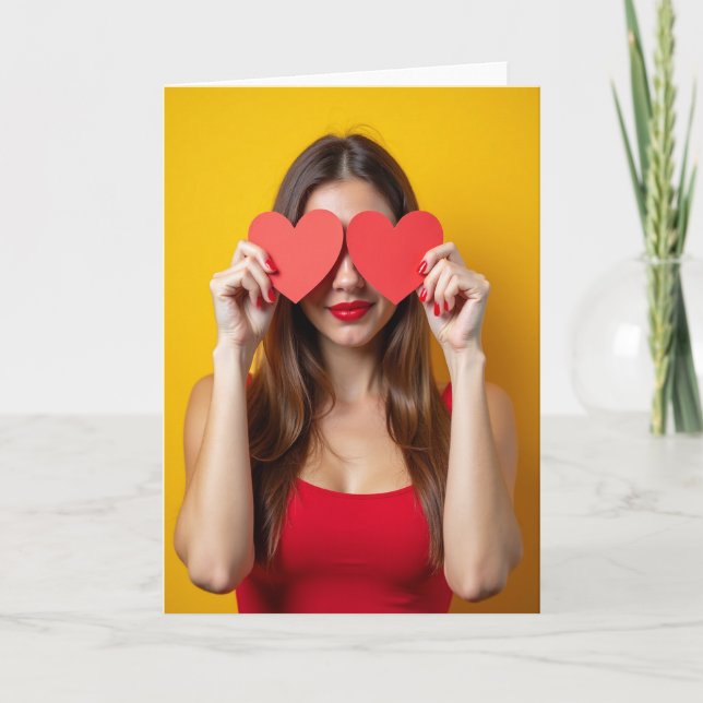 Joyful Hearts Portrait Card (Front)