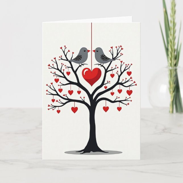 Joyful Hearts Tree Card (Front)