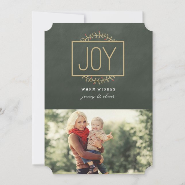 Joyful Holiday | 5x7 Paper Holiday Invitation (Front)