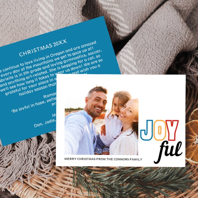 Joyful Holiday Card | Horizontal (Creator Uploaded)
