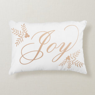 Joyful Holiday Decorative Pillow