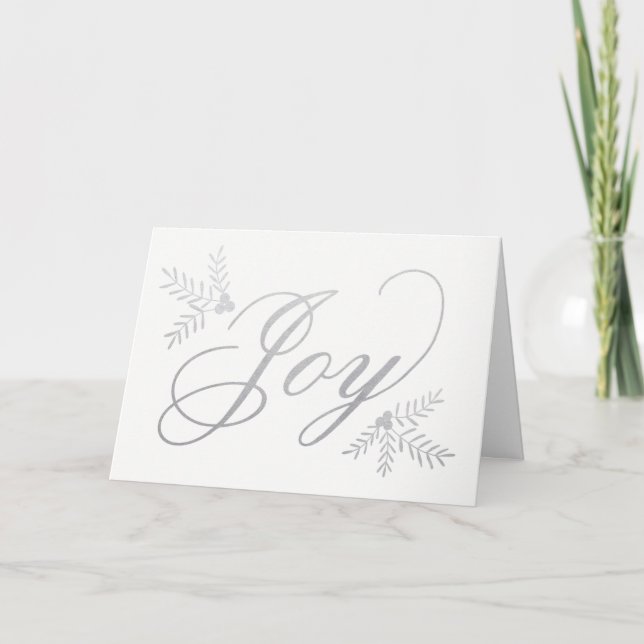 Joyful Holiday Folded Card (Front)