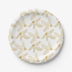 Joyful Holiday Paper Plates