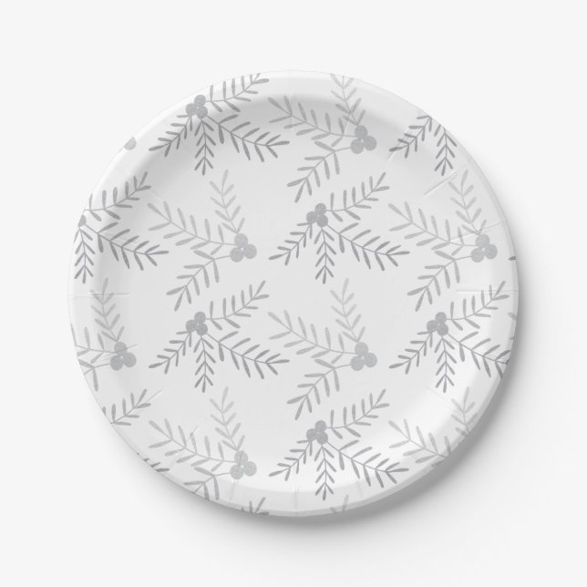 Joyful Holiday Paper Plates (Front)