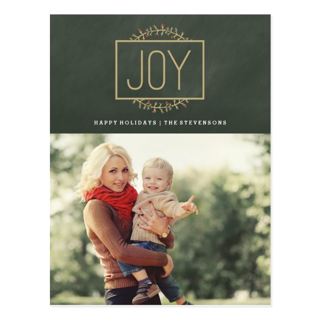 Joyful Holiday | Photo Postcard
