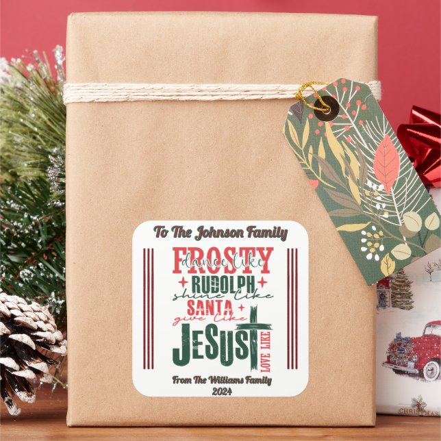 Joyful Holiday Sticker for Christmas (Holiday)