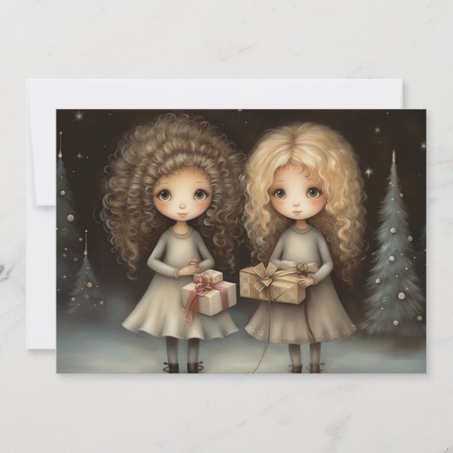 Joyful Holidays: A Heartfelt Christmas Message Holiday Card (Front)