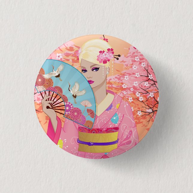 Joyful in Japan Button (Front)