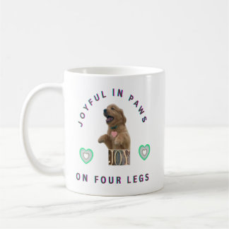 Joyful in paws coffee mug