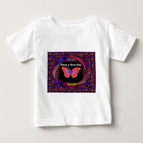 Joyful Infinity Have a Nice Day African Inspired Baby T_Shirt