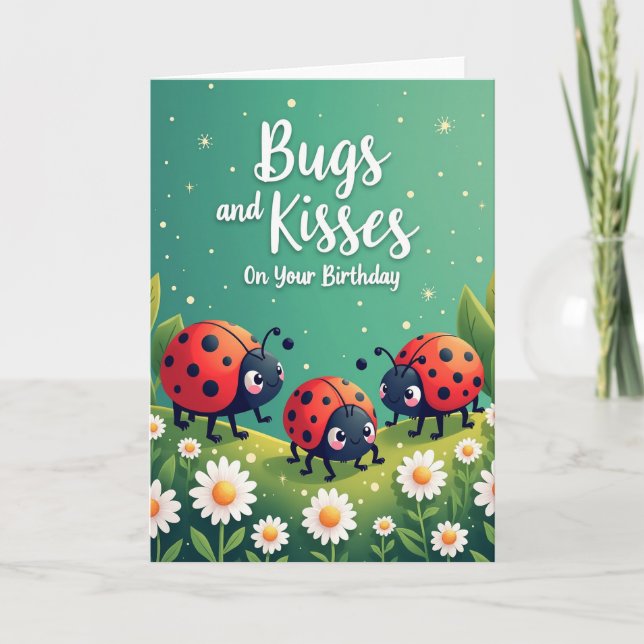 Joyful Insect Trio Card (Front)