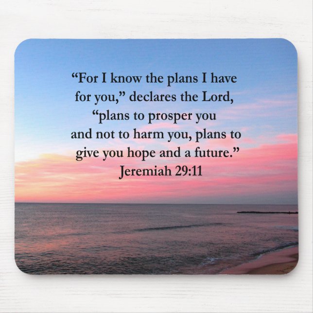 JOYFUL JEREMIAH 29:11 SUNRISE MOUSE PAD (Front)