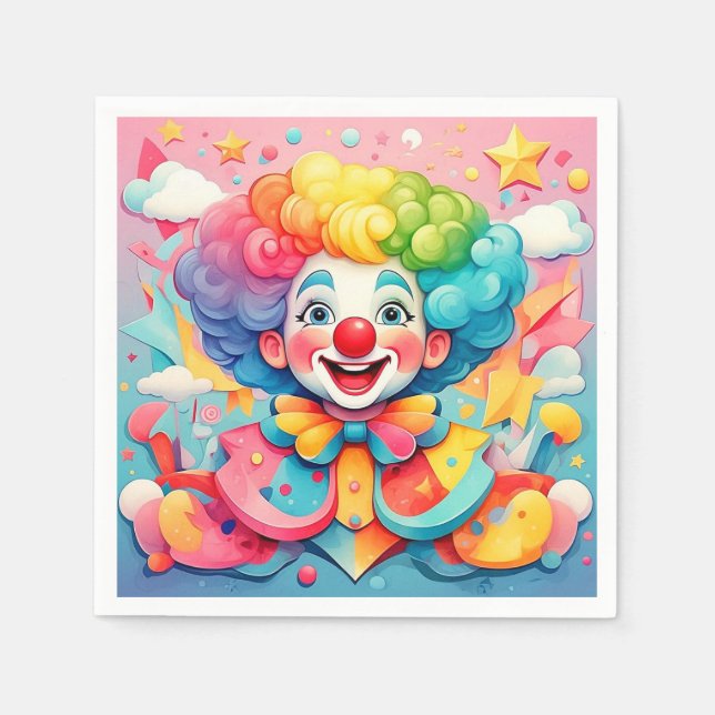" JOYFUL JESTER " NAPKINS (Front)