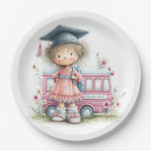 Joyful Journey from Kindergarten to New Adventures Paper Plates