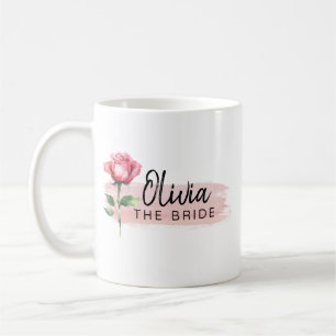 Joyful Journey Pink Rose Mug – Custom Gift For Her
