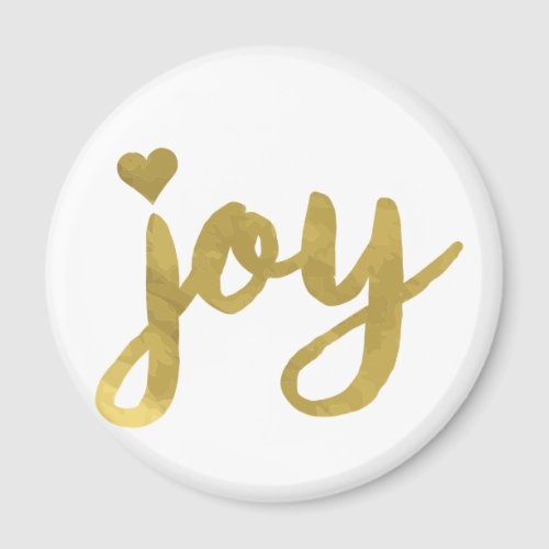 Joyful Joyful Ive Got Joy Full of Joy Gold Art Magnet