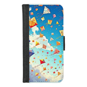 Joyful Kites Soaring High iPhone 8/7 Wallet Case